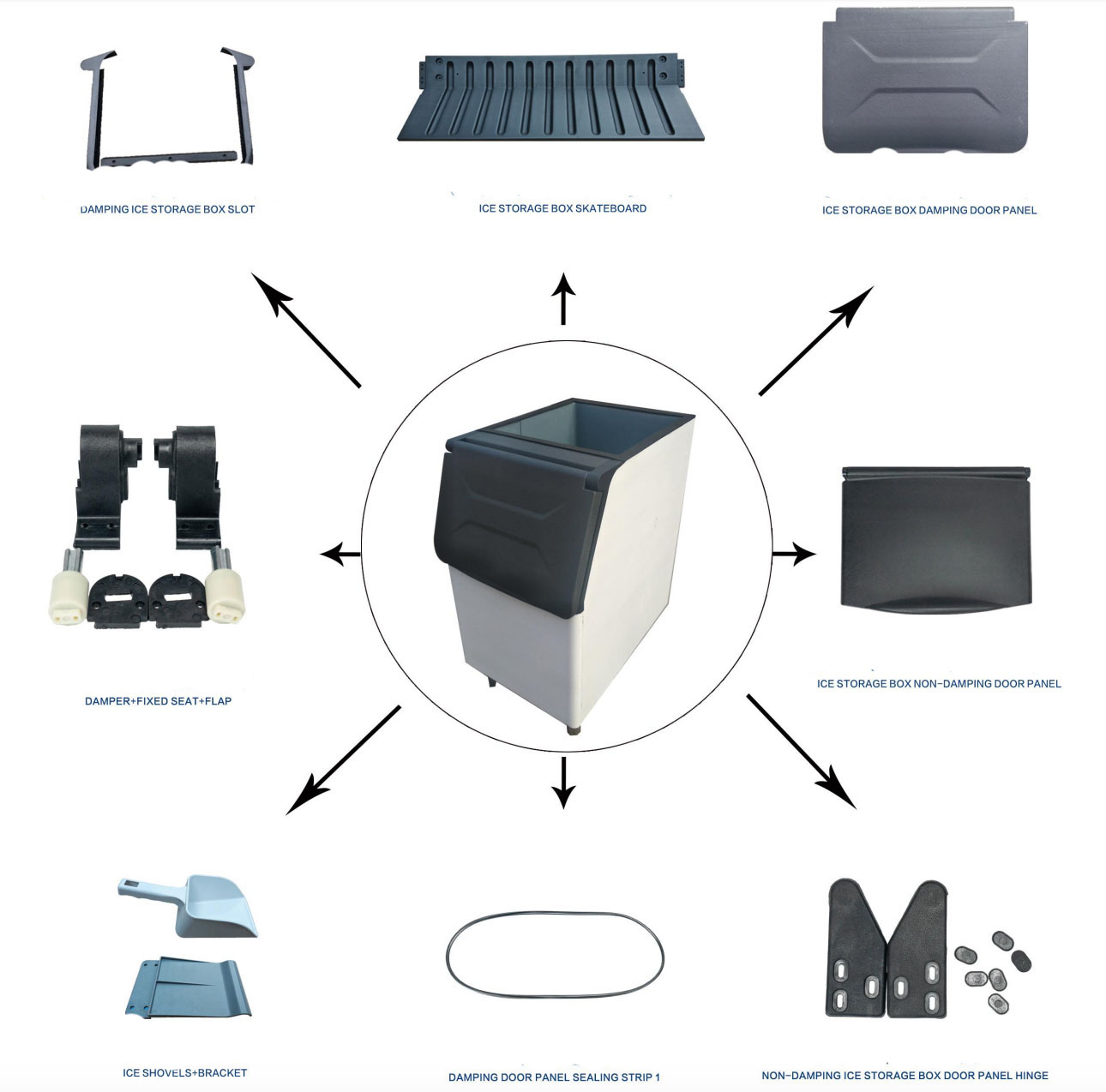 Ice Machine Ice Storage Bucket